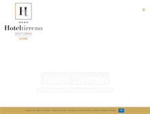 Tablet Screenshot of hotel-tirreno.it